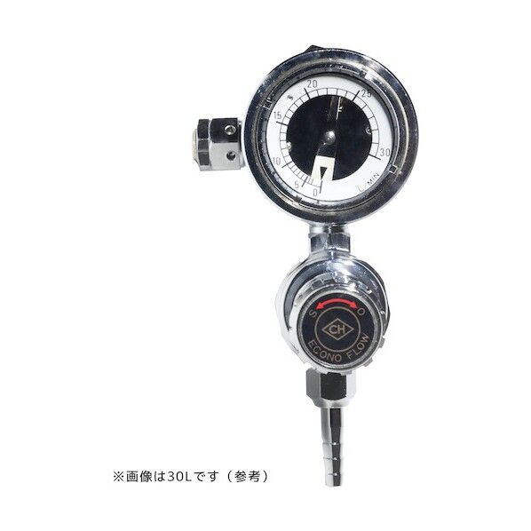※法人専用品※チヨコック ガス節約器付調整器エコノダイヤル(ミニレギュレーター付) 配管取出し用(Ar用50L) 085185-U-HR-AR-50L 1台...