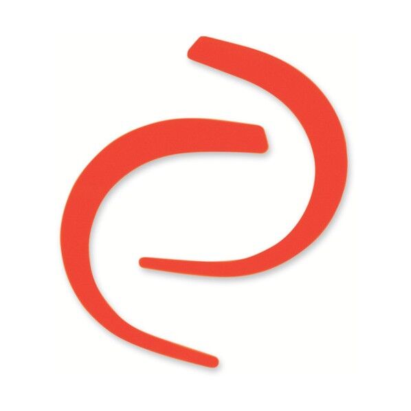 フック用蛍光シール SEAL RED 1枚