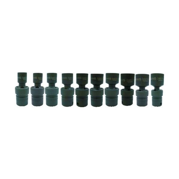 WILLIAMS 3/8ドライブ インパクト用ユニバーサルソケットセット JHW36910 10個