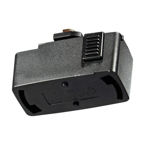 トラスコ(TRUSCO) ライティングレール用プラグ 黒 LRP-52BK 1点