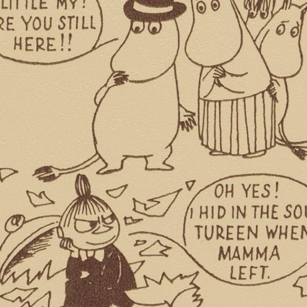 壁紙 ファイン MOOMIN ムーミン BUILDS A HOUSE