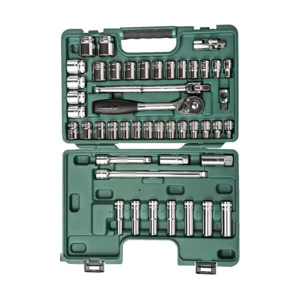 SATA 1/2DRソケットレンチセット(6角タイプ) 09006 1セット