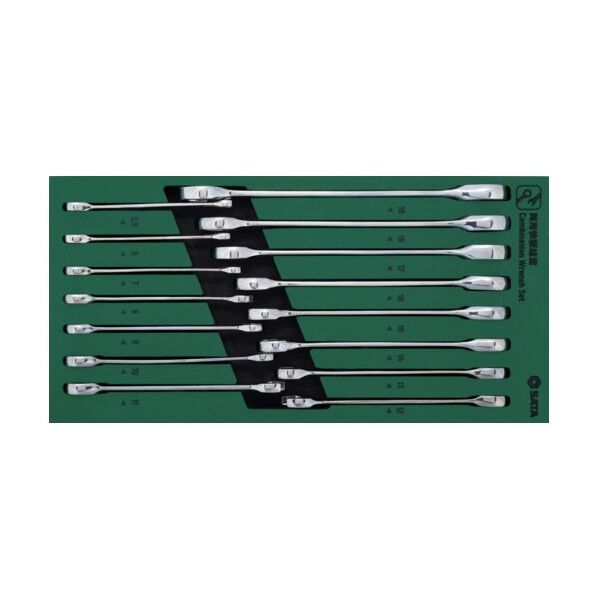 SATA コンビネーションラチェットレンチセット(15点) 09908 1S
