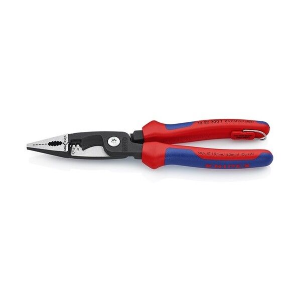 クニペックス KNIPEX エレクトロプライヤー 落下防止 200mm 13 82 200 T 6点...
