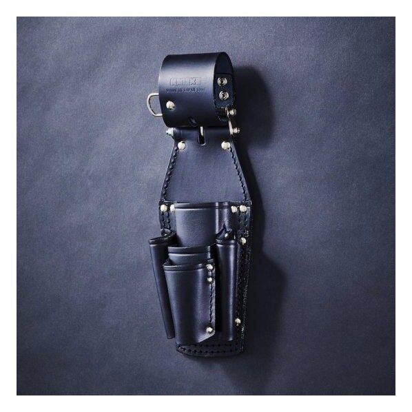 KNICKS(ニックス) KB-501PLLDX チェーンタイプ8・9ペンチ・ニッパ・ドライバーホルダー(ブラック) 1個