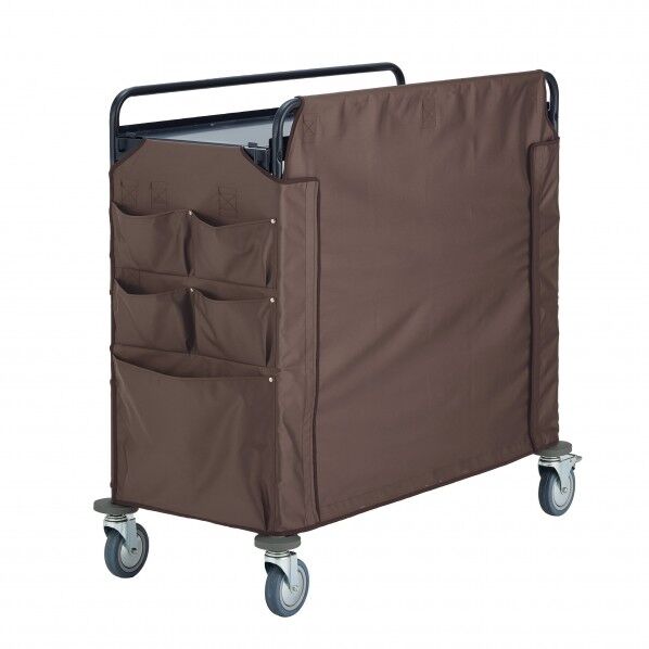 ホテルリネンワゴンII ブラウン L
