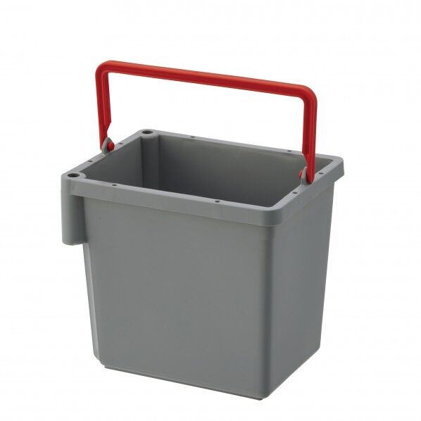エアロカート用バケツII 本体 灰/赤 5L