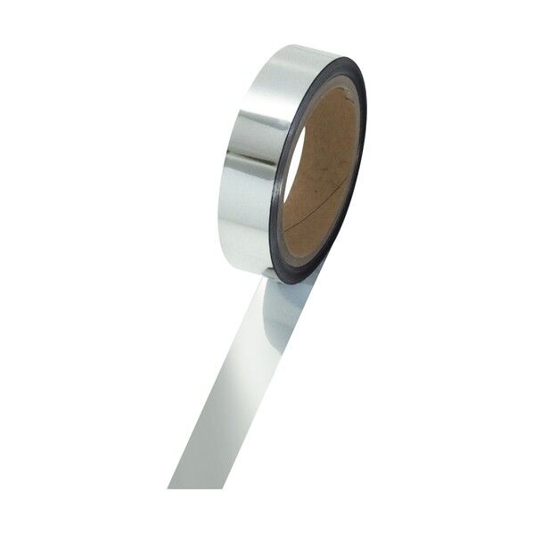 メッキテープ 銀 幅25mm長さ50m 40-4484 1巻