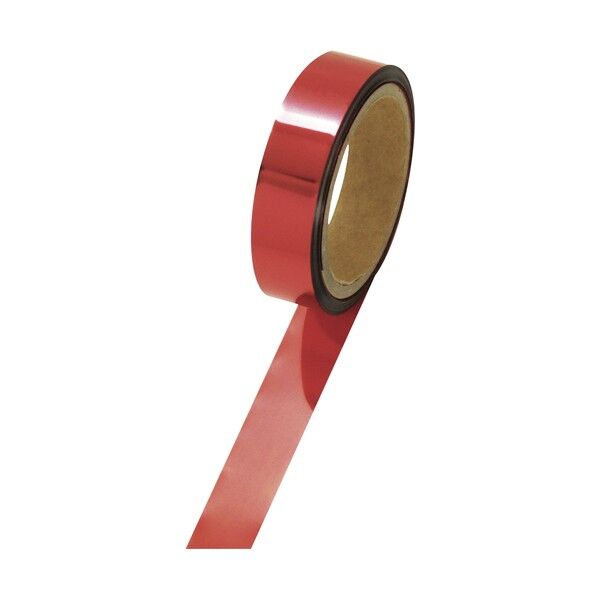 メッキテープ 赤 幅25mm長さ50m 40-4486 1巻