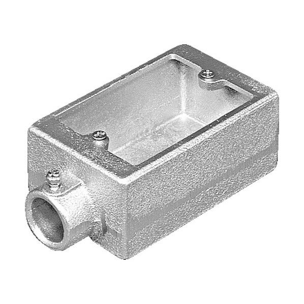 ねじ無し 角1個用一方出溶融亜鉛 TCS11Z16 1個