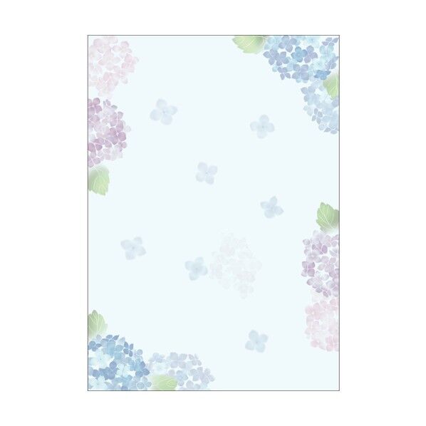 和柄用紙 和ごころ 紫陽花 401032