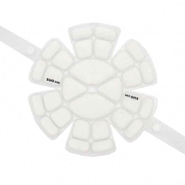 SUO 256 ICE MET ヘルメット用アイス Sサイズ ホワイト 6300066091 1個
