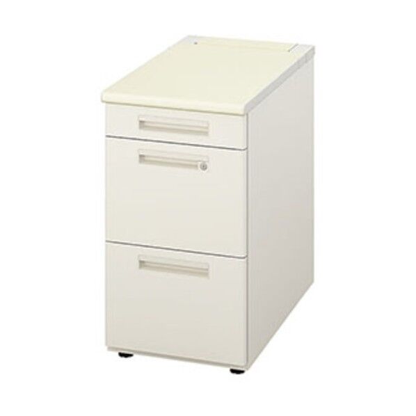 脇デスク ロングレール仕様 XEHH047H-WH 1点