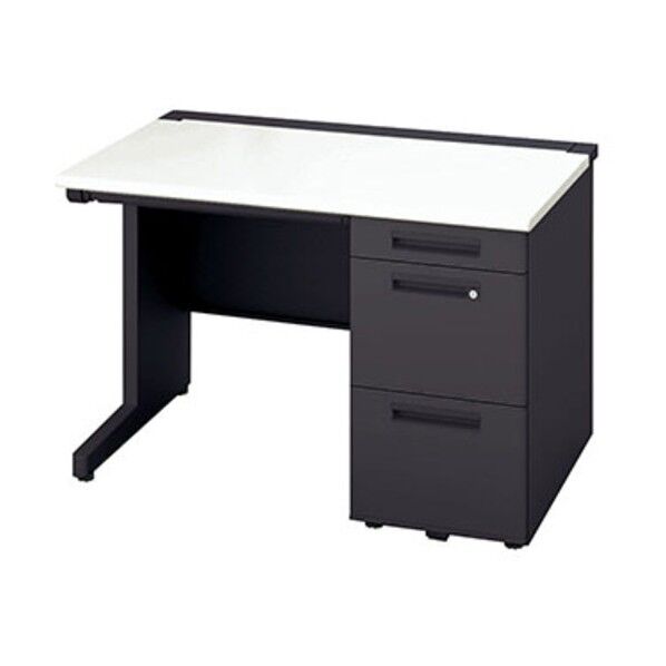 両袖デスク ロングレール仕様 XEHH117H-S-BH 1点