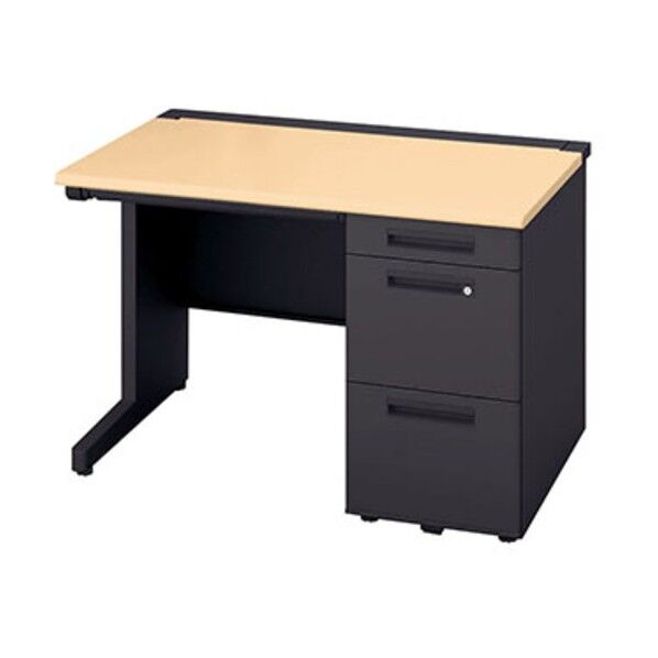 両袖デスク ロングレール仕様 XEHH117H-S-BS 1点