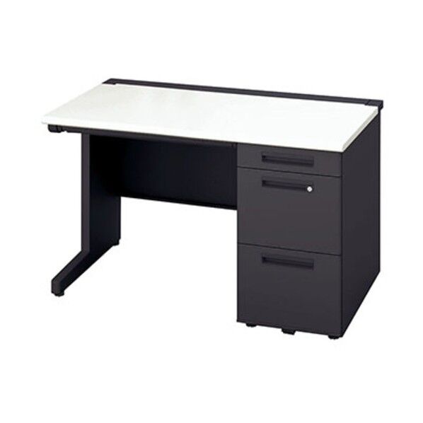 両袖デスク ロングレール仕様 XEHH127H-S-BH 1点