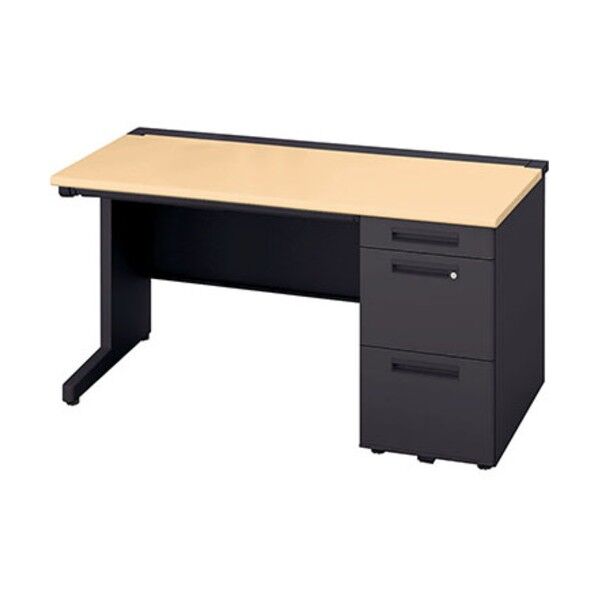 両袖デスク ロングレール仕様 XEHH147H-S-BS 1点