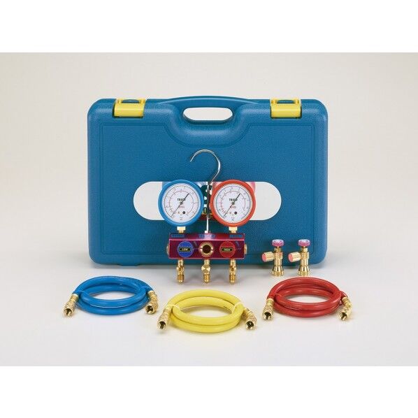 R410A/R32マニホールドセット ゲージカバー付 TA122FB 420 x 300 x 100 mm TA122FB 1個