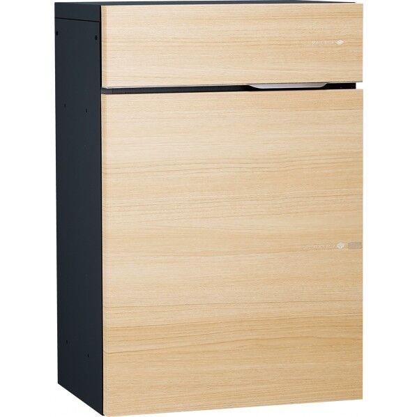 ヴィコDB スリム90 ポスト有り 左開きタイプ 前出し シャインチーク W392×H590×D313mm 324041210 1個