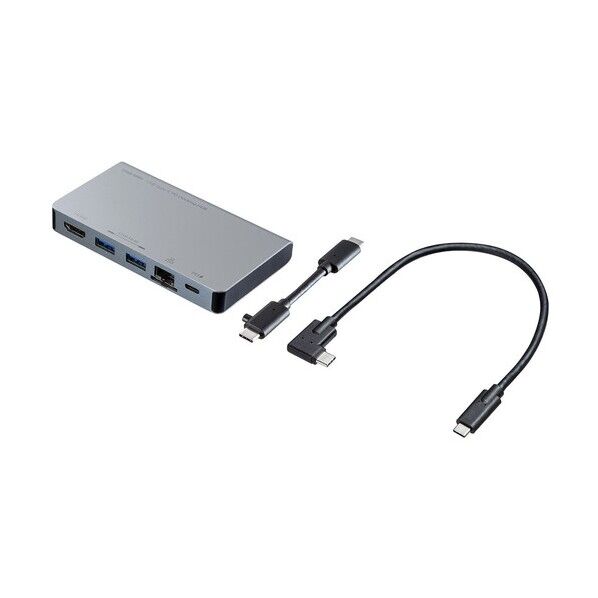 ※法人専用品※サンワサプライ USB Type-C ドッキングハブ USB-3TCH15S2 1セット...