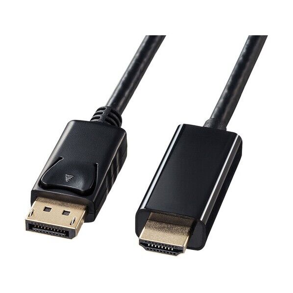 ※法人専用品※サンワサプライ DisplayPort-HDMI変換ケーブル 1m KC-DPHDA10 1セット...