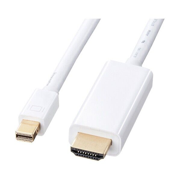 ※法人専用品※サンワサプライ ミニDisplayPort-HDMI変換ケーブル 1m KC-MDPHDA10 1セット...