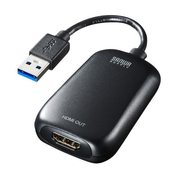  USB3．2-HDMIディスプレイアダプタ（1080P対応） USB-CVU3HD1N 1個...