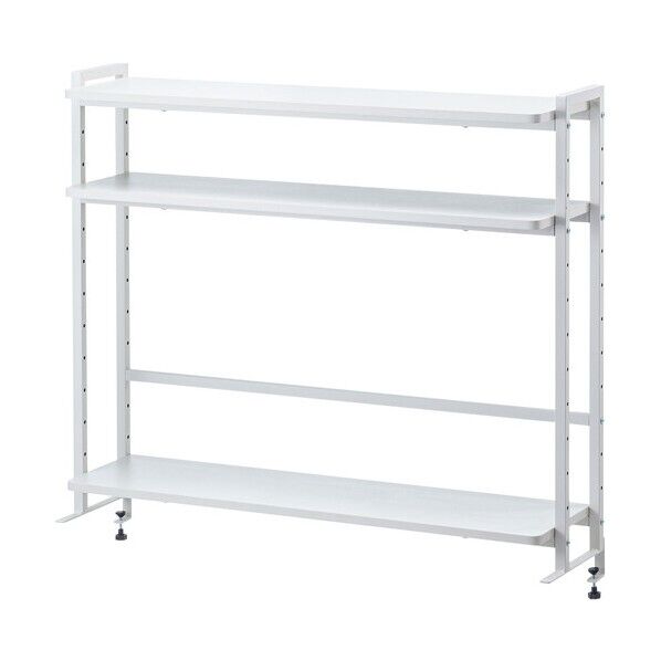 ※法人専用品※サンワサプライ クランプ式机上ラック3段タイプ MR-LC308W 1セット...