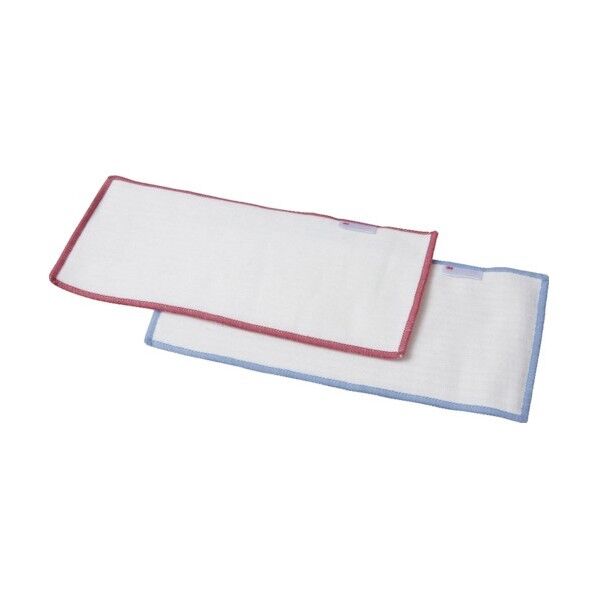 クリーニングクロス多用途 赤 120X280mm 2枚入り 赤 KKL5402 2点