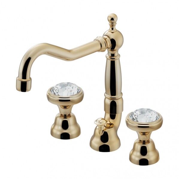 台付2ハンドル混合栓