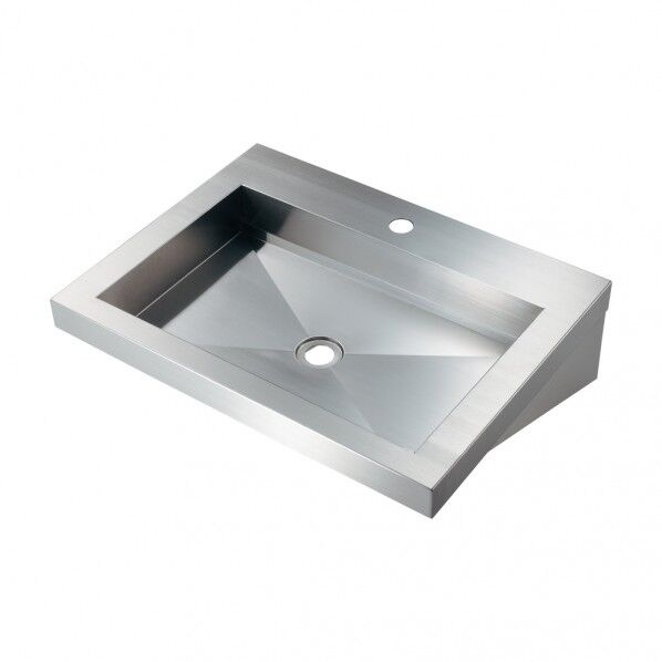 ステンレス壁掛洗面器