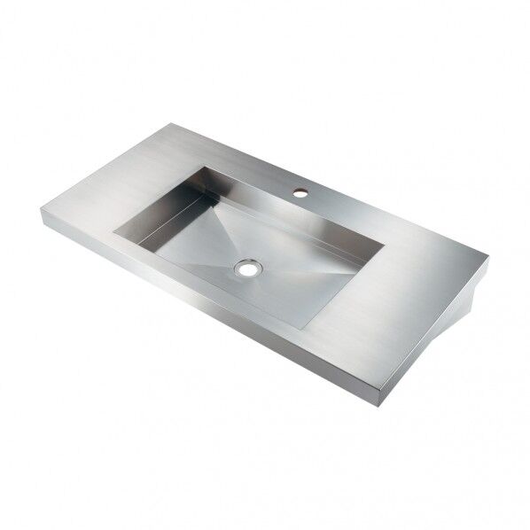 ステンレス壁掛洗面器