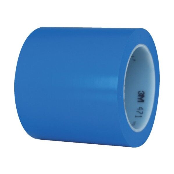 3M 高機能ラインテープ 471 BLU 100mm×32m 471 BLU 100X32 1P 1巻...