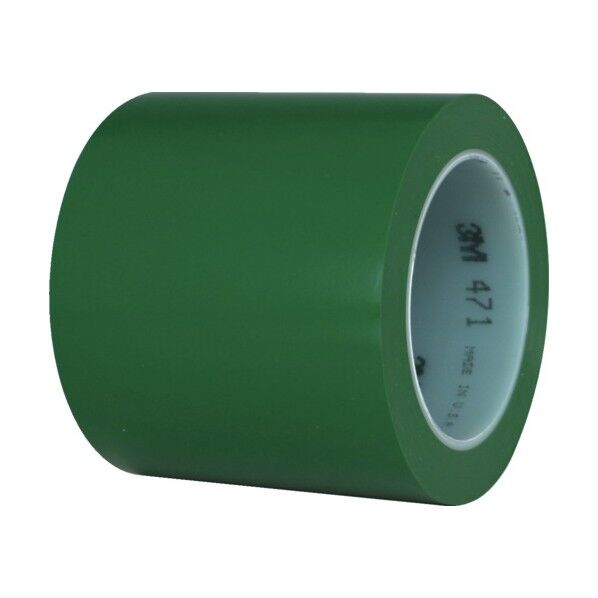 3M 高機能ラインテープ 471 GRE 100mm×32m 471 GRE 100X32 1P 1巻...
