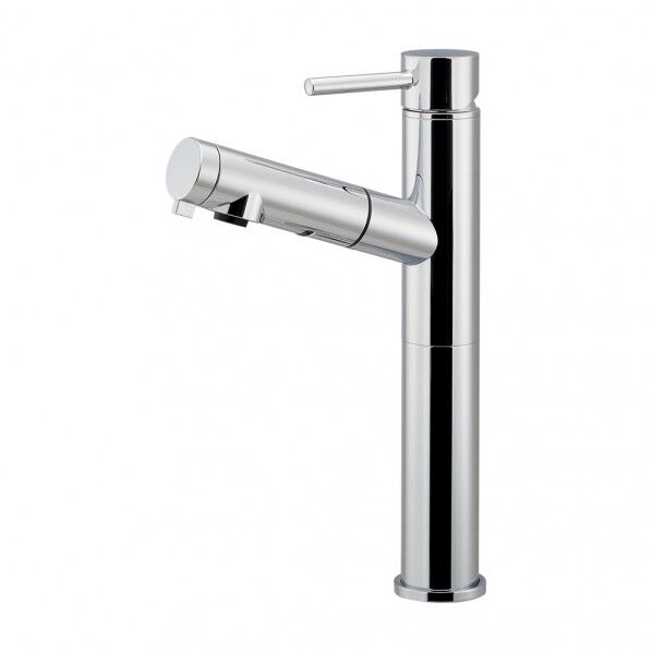 シングルレバー引出し混合栓(トール)