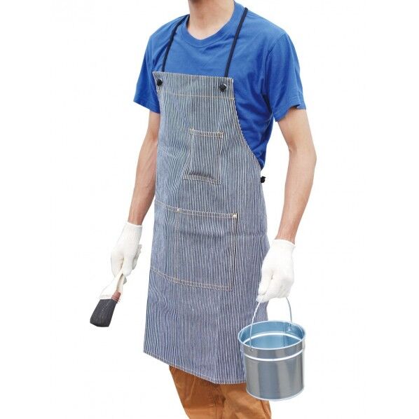 WF-2104 ヒッコリー胸付エフﾟロン