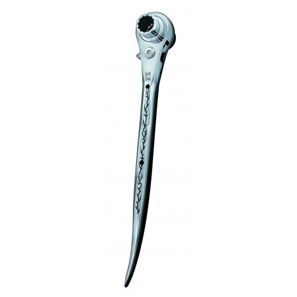 MUSTTOOL #12861 RW-1721CD ラチェットレンチ 17×21 曲がり 稲妻 D:42.6mm d1:24.2mm d2:29.2mm T:18mm l1:15 l2:16 全長305mm RW-1721CD 1丁...