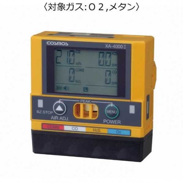 マルチ型ガス検知器 (対象ガス:O2、メタン)