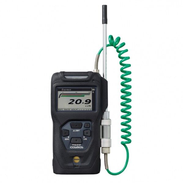 ポータブル酸素濃度計 コスモテクター/乾電池 (対象ガス:酸素)