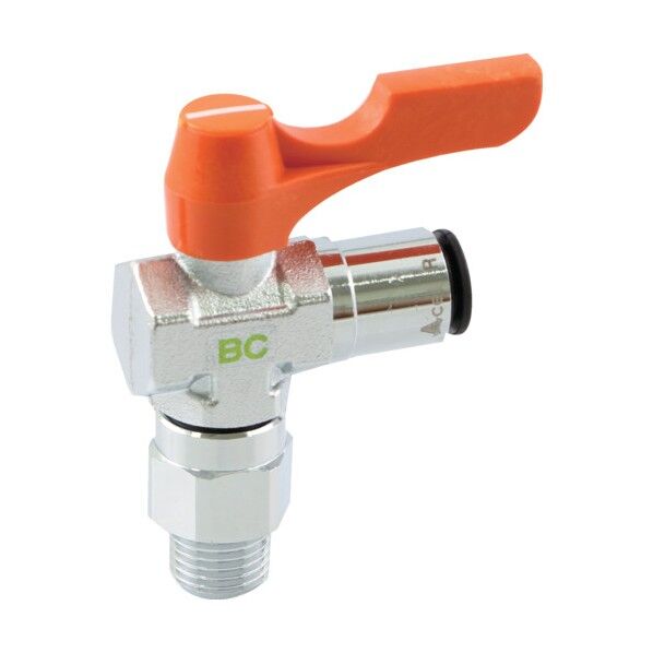 エースボールRV アングル 外ネジ×ワンタッチチューブ BC-8106R 1個