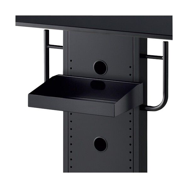 HAMILeX ディスプレイスタンド PH-820シリーズ用オプションパーツ 小物トレイ ブラック PHP-B8251S 1個