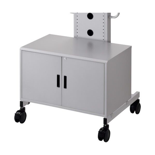 HAMILeX ディスプレイスタンド PH-820シリーズ用オプションパーツ 機器収納ボックス シルバー PHP-S8200L 1点