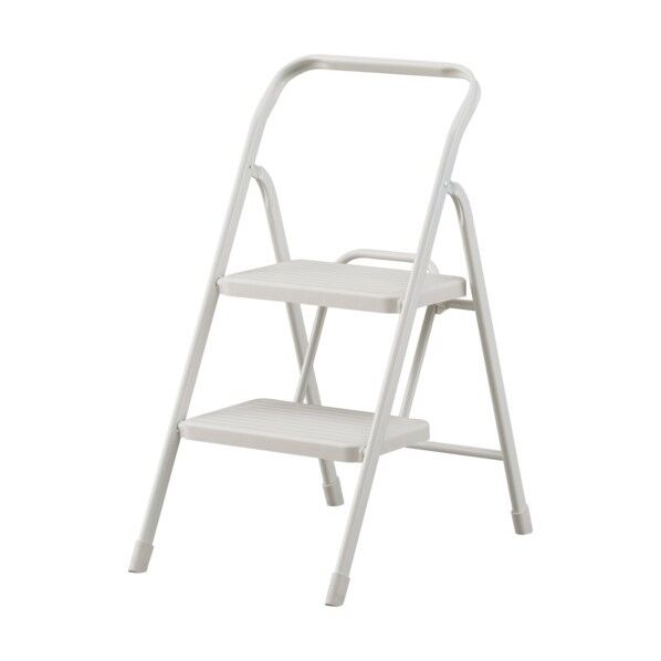 踏台・椅子・ディスプレイラック 299953 折りたたみステップ2段 ニュアンスグレー ニュアンスグレー OSU-2R-NH...
