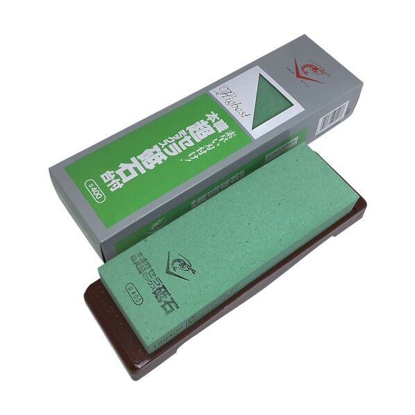 エビ印 本職超セラミックス砥石(台付)#400 210×70×25mm SS-400 1個