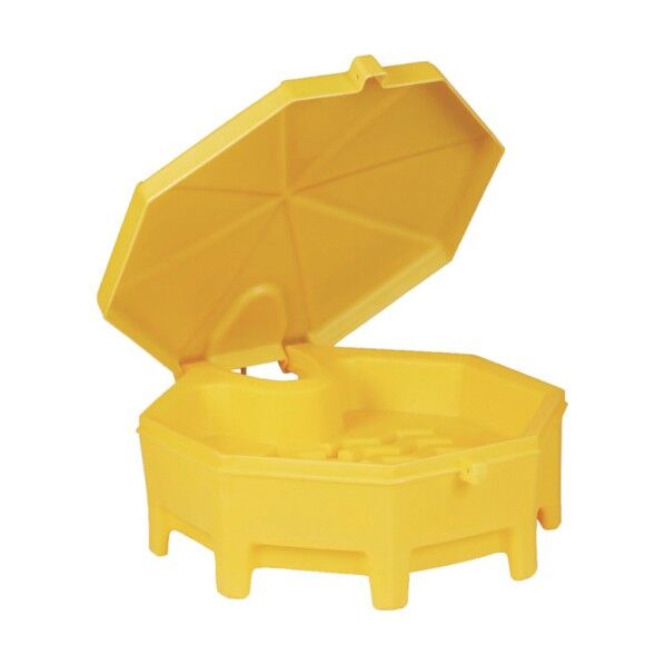 ピグヒンジリッドドラムファンネル(カバーつき)黄 DRM672-Y 1