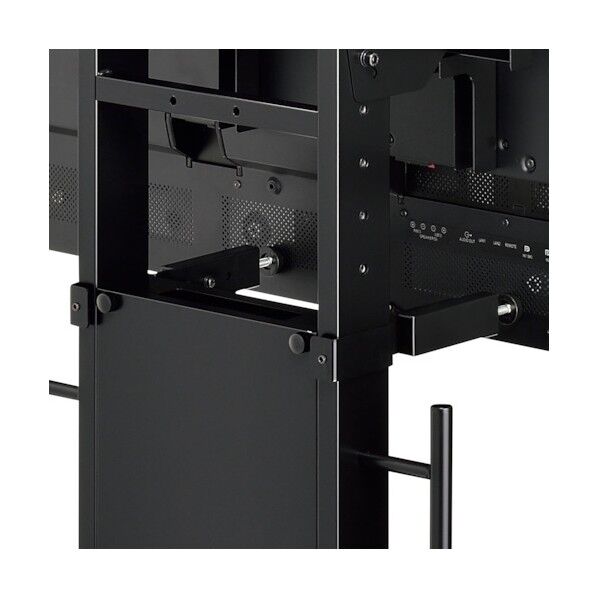 HAMILeX ディスプレイスタンド PH-820シリーズ用オプションパーツ ディスプレイ背面受け金具 ブラック PHP-B8207 1台