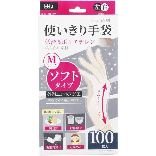 使いきり手袋 ソフトタイプM