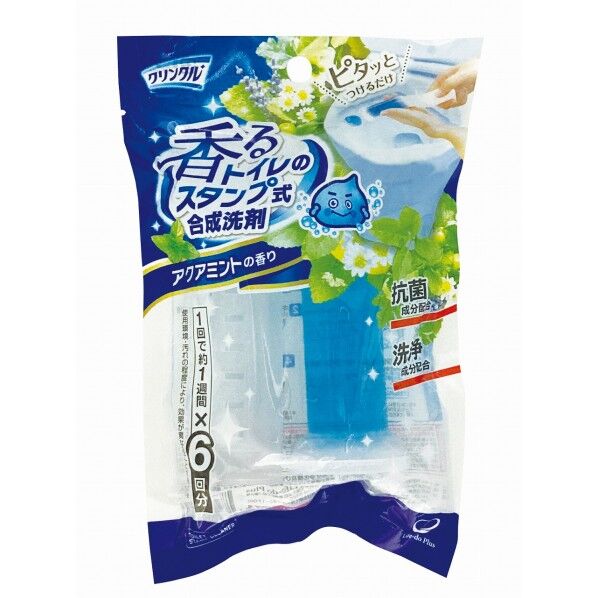 クリンクル 香るトイレのスタンプ式合成洗剤 幅13.5×奥行4.5×高さ20cm 6個