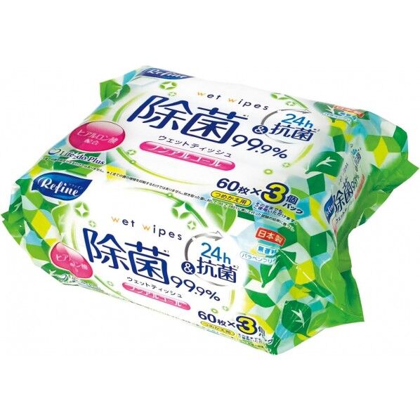 リファイン ノンアルコール除菌ウェットティッシュ