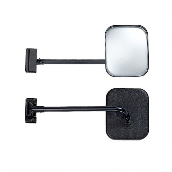 リア用アンダーミラー DX はさみ込みタイプ 角型 黒 175×150 RX-14K 1台